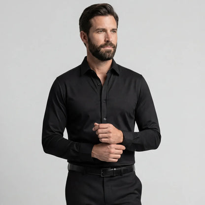 CAMICIA ANTIPIEGA A TAGLIO ADERENTE