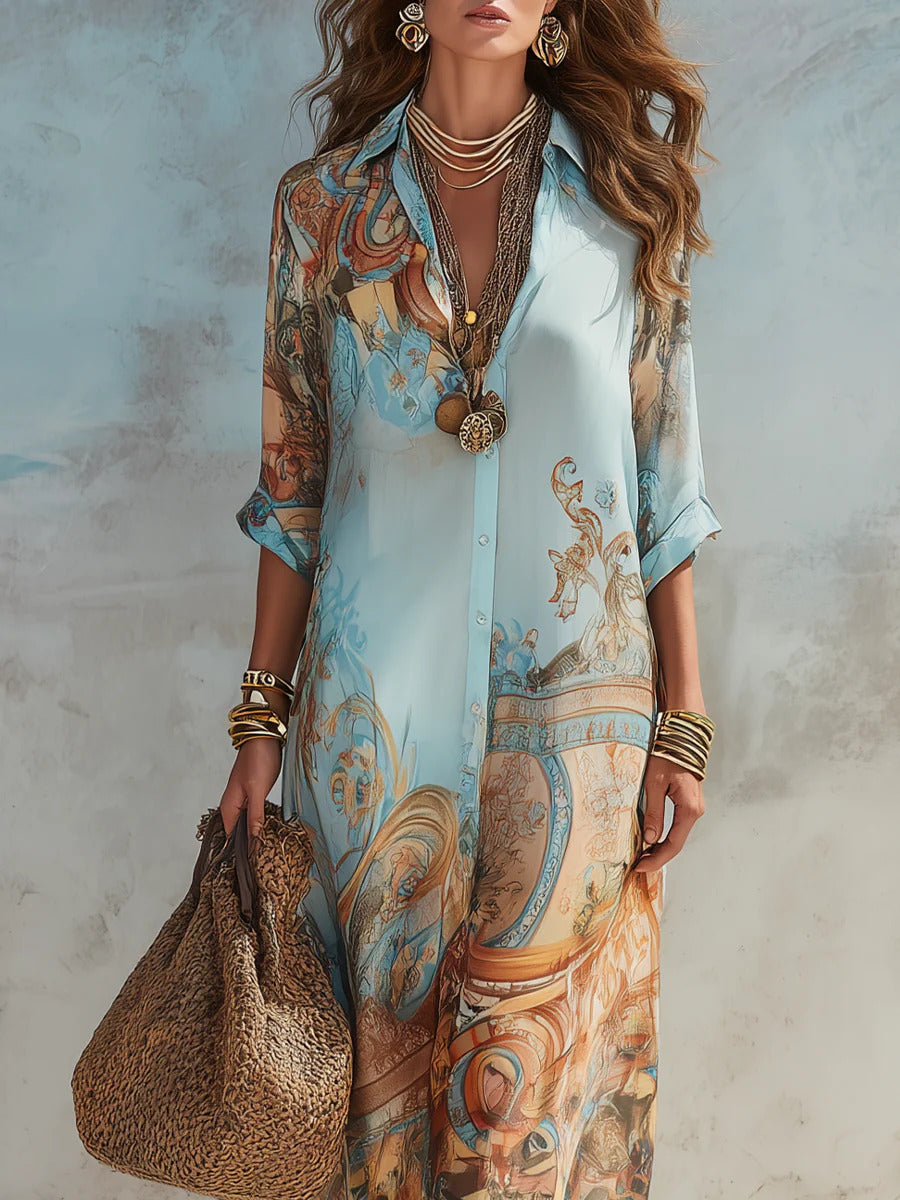 Abito Chiffon Estivo — Stampa Mediterranea