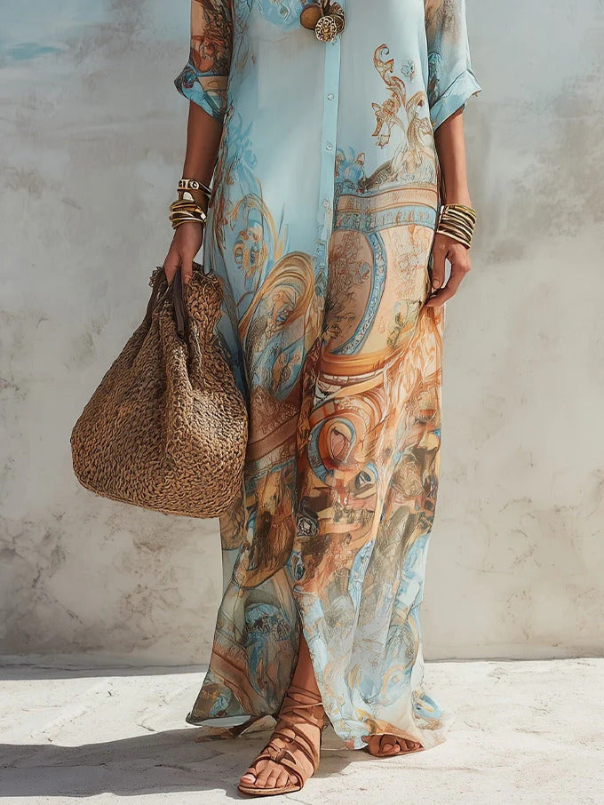 Abito Chiffon Estivo — Stampa Mediterranea