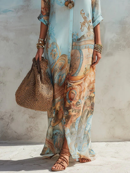 Abito Chiffon Estivo — Stampa Mediterranea