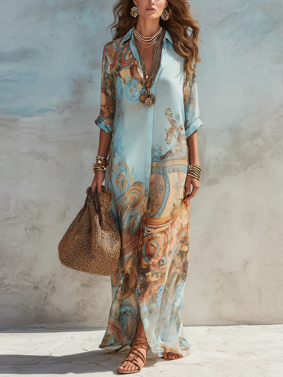 Abito Chiffon Estivo — Stampa Mediterranea