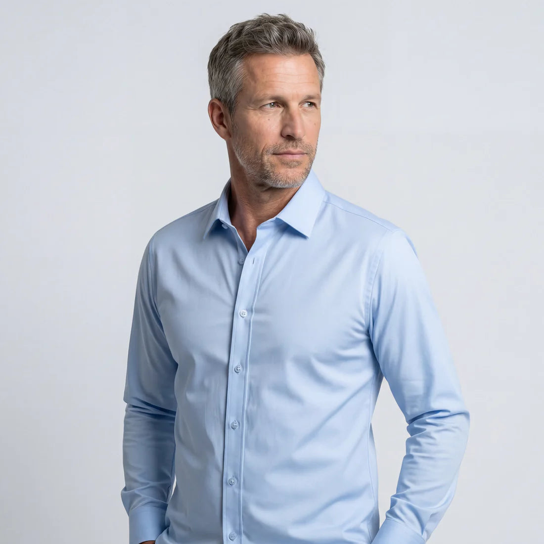 CAMICIA ANTIPIEGA A TAGLIO ADERENTE