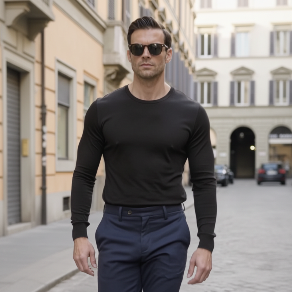 Camicia Atletica Nero 1