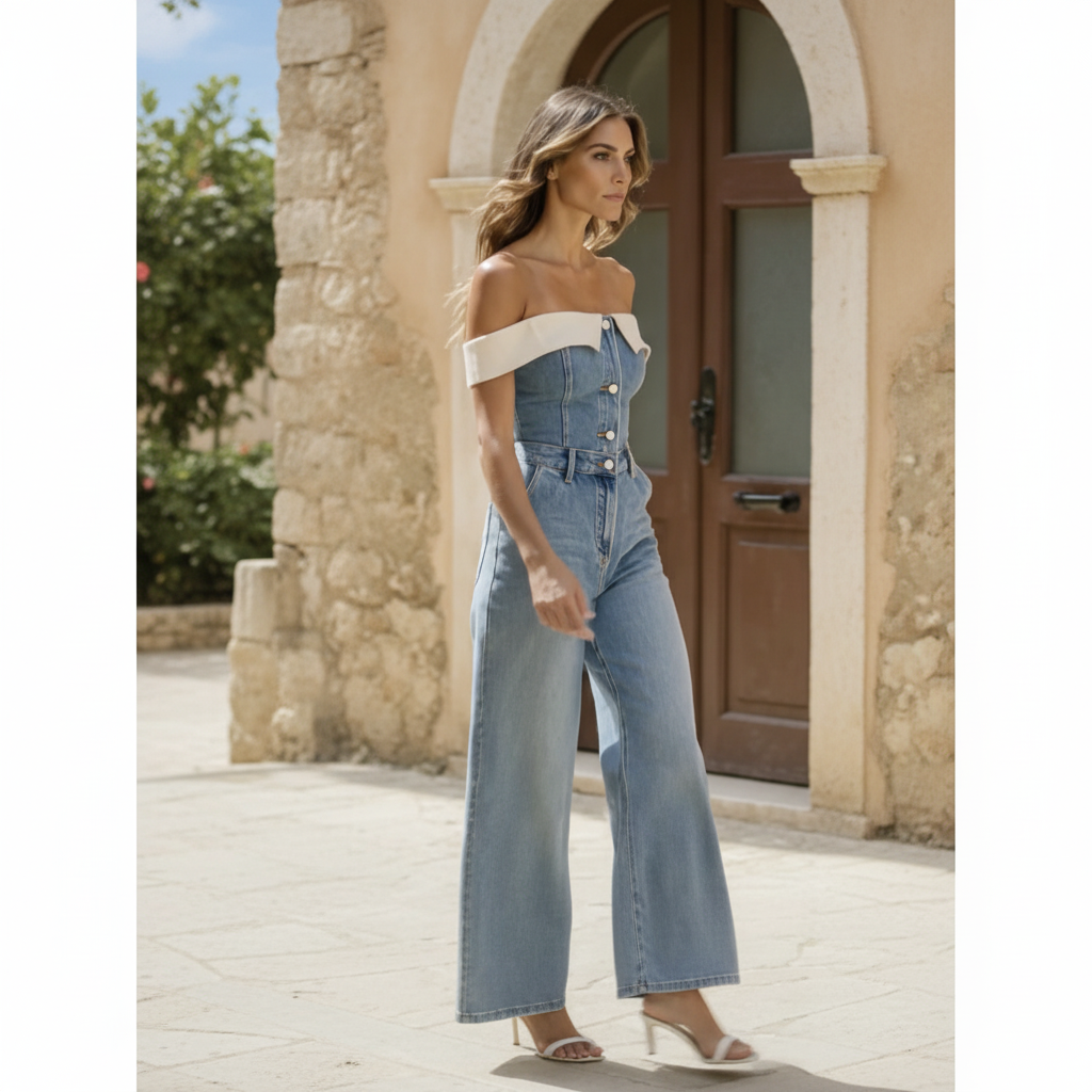 Tuta Jeans Azzurro 2